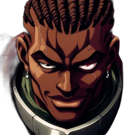face, jacket, comic book art, concept art transparent PNG cut-out
