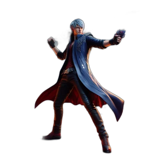 staff, jacket, concept art, 3d render transparent PNG cut-out