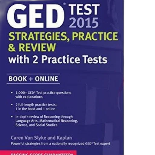 book, cover, ged, test transparent PNG cut-out