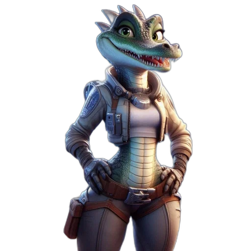 dragon, creature, animal, staff transparent PNG cut-out