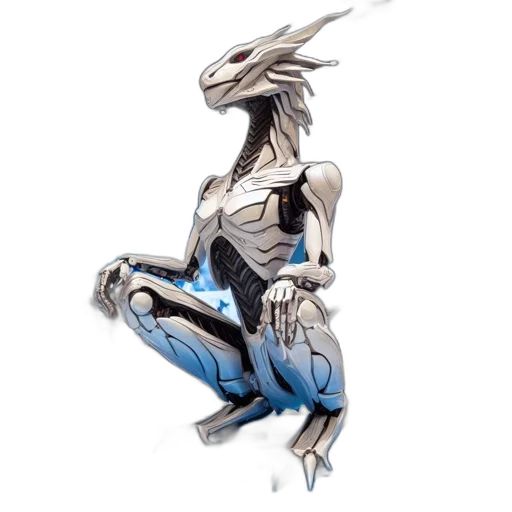 dragon, animal, creature, robot transparent PNG cut-out