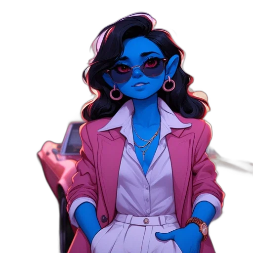 staff, jacket, dress, concept art transparent PNG cut-out