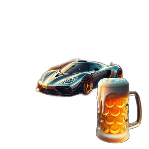car, bottle, weapon, food transparent PNG cut-out