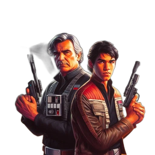jacket, weapon, concept art, comic book art transparent PNG cut-out