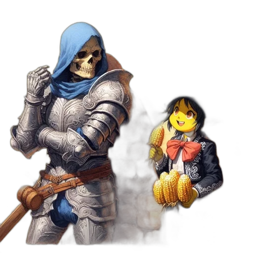 weapon, mask, sword, concept art transparent PNG cut-out
