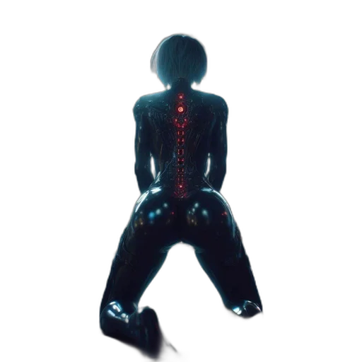 robot, creature, staff, animal transparent PNG cut-out