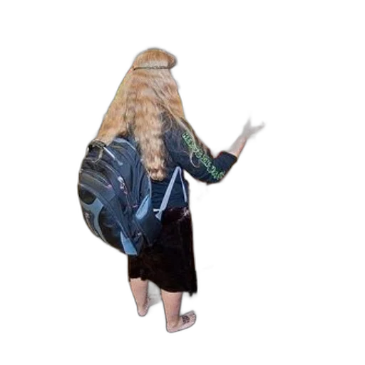jacket, hair, dress, creature transparent PNG cut-out