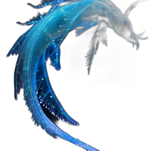 dragon, staff, creature, hair transparent PNG cut-out