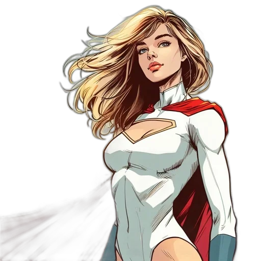 comic book art, concept art, cartoon, fantasy art transparent PNG cut-out