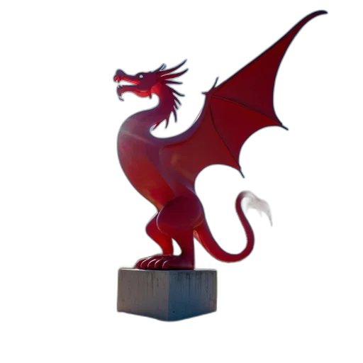 dragon, 3d render, concept art, fantasy art transparent PNG cut-out