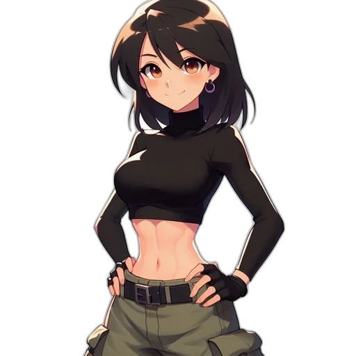 dress, staff, weapon, jacket transparent PNG cut-out