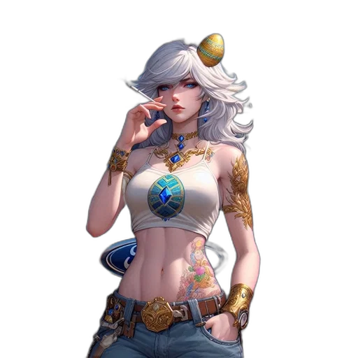staff, jewelry, weapon, hat transparent PNG cut-out