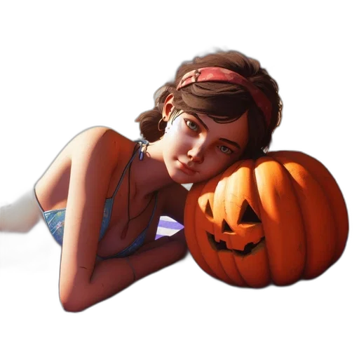 face, mask, creature, concept art transparent PNG cut-out