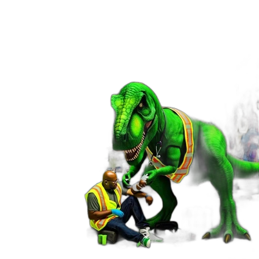 dragon, creature, animal, staff transparent PNG cut-out