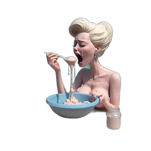 food, jewelry, 3d render, pixel art transparent PNG cut-out