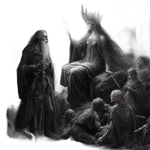 concept art, fantasy art, pencil sketch, comic book art transparent PNG cut-out