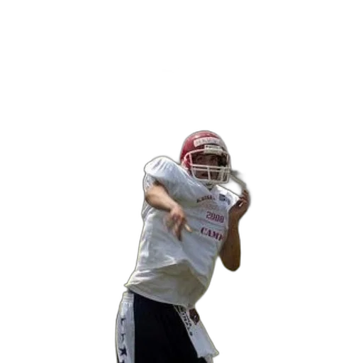 football, player, wearing, white transparent PNG cut-out