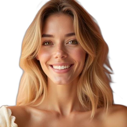 face, hair, crown, jewelry transparent PNG cut-out
