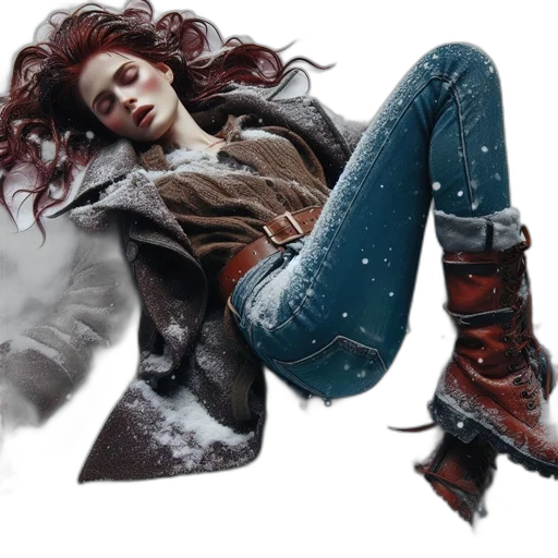 jacket, shoes, concept art, photorealistic transparent PNG cut-out