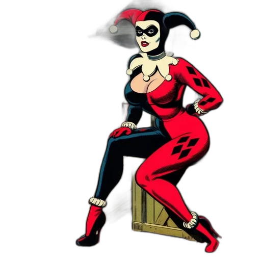 comic book art, concept art, cartoon, red transparent PNG cut-out
