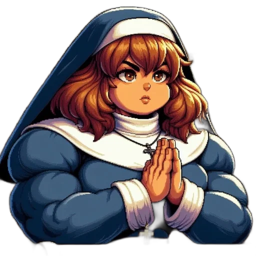 pixel art, concept art, anime, comic book art transparent PNG cut-out