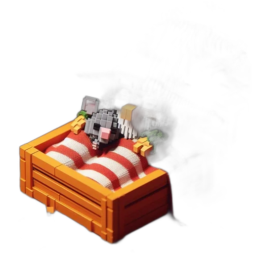 furniture, robot, pixel art, concept art transparent PNG cut-out