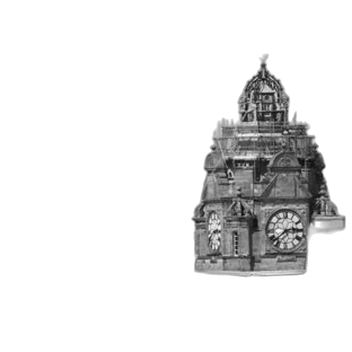 building, crown, jewelry, 3d render transparent PNG cut-out