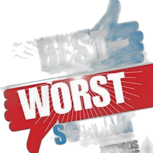 best-worst, scaling, theory, methods transparent PNG cut-out