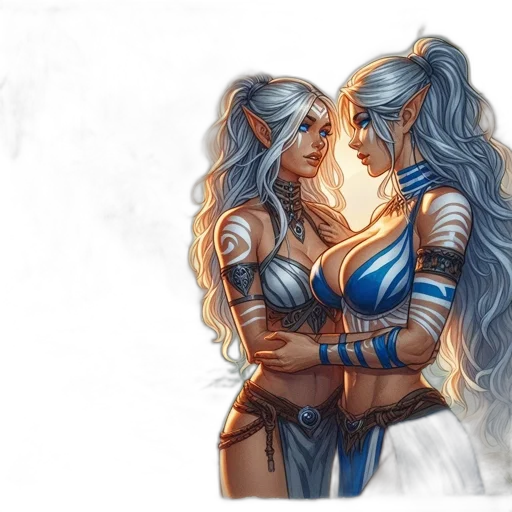 fantasy art, concept art, comic book art, pixel art transparent PNG cut-out