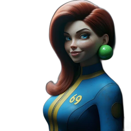 staff, concept art, 3d render, comic book art transparent PNG cut-out