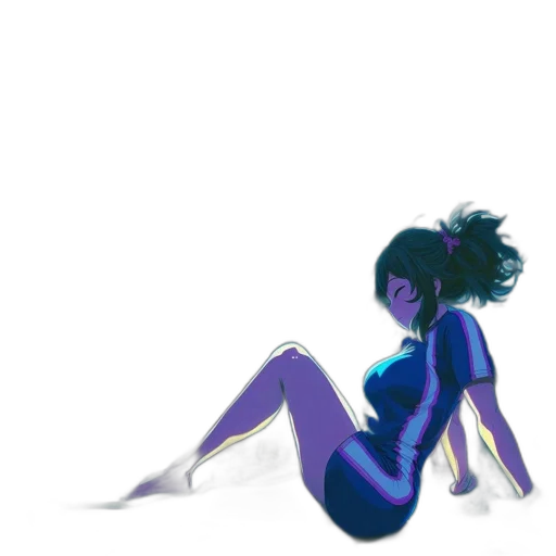 dress, robot, creature, hair transparent PNG cut-out