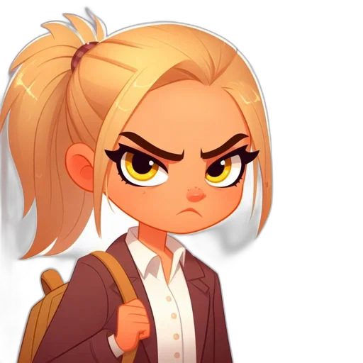 staff, anime, cartoon, concept art transparent PNG cut-out