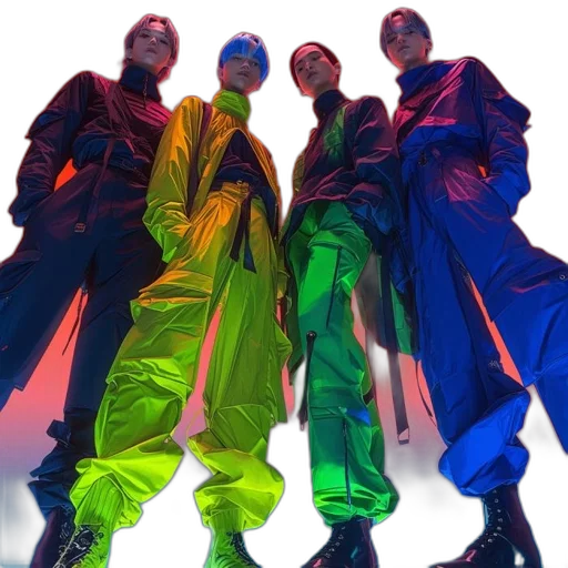 jacket, umbrella, dress, staff transparent PNG cut-out