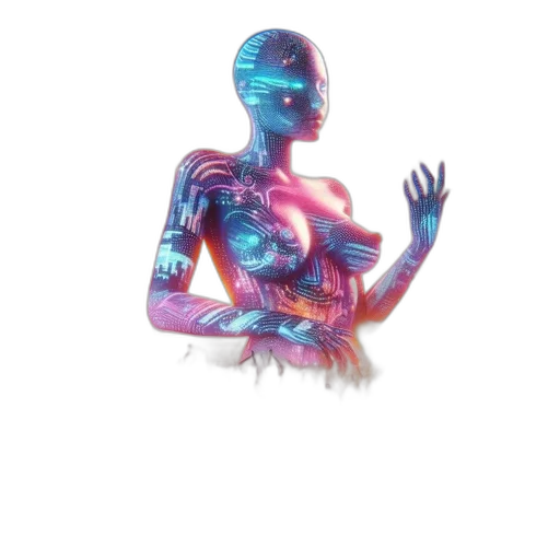 robot, jewelry, creature, dress transparent PNG cut-out