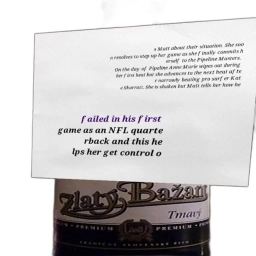 bottle, poster, beer, text transparent PNG cut-out