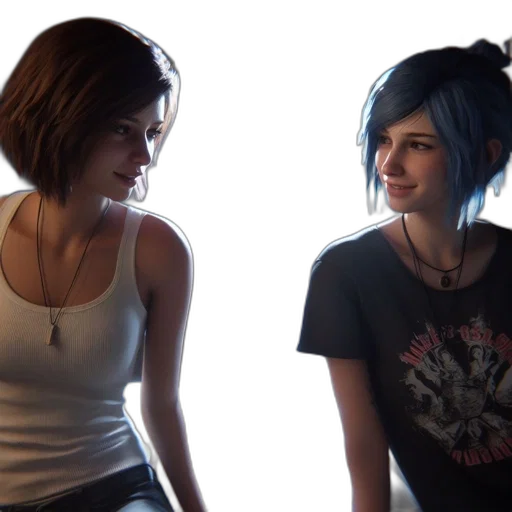 concept art, cyberpunk, photorealistic, anime transparent PNG cut-out