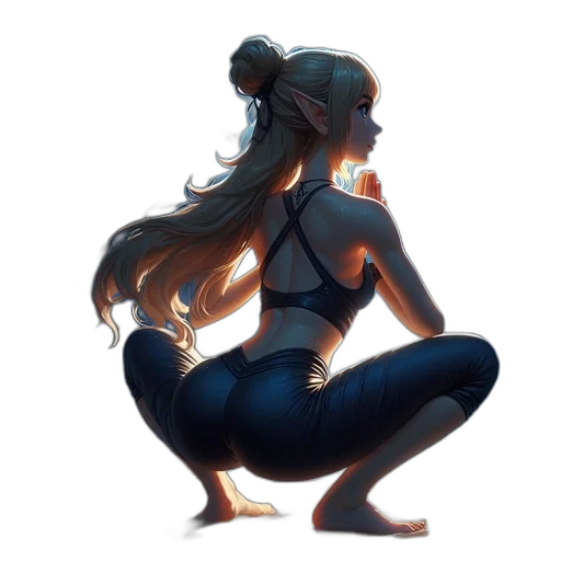 concept art, fantasy art, pixel art, anime transparent PNG cut-out