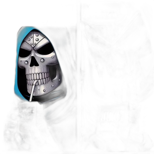 mask, jewelry, jacket, photorealistic transparent PNG cut-out