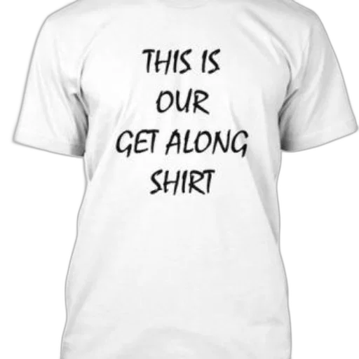 white, t-shirt, text, our transparent PNG cut-out
