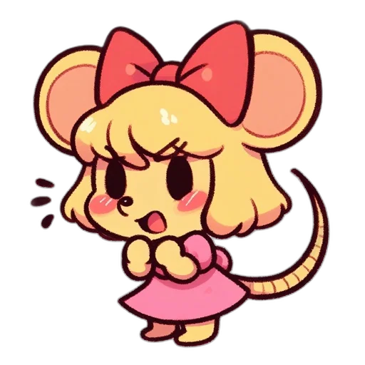 animal, creature, hat, staff transparent PNG cut-out