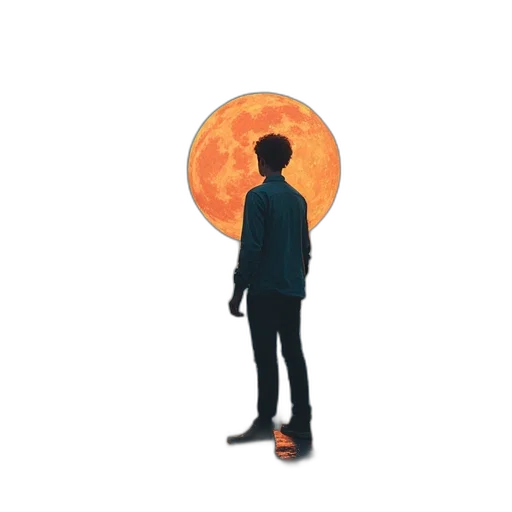 jacket, staff, umbrella, robot transparent PNG cut-out