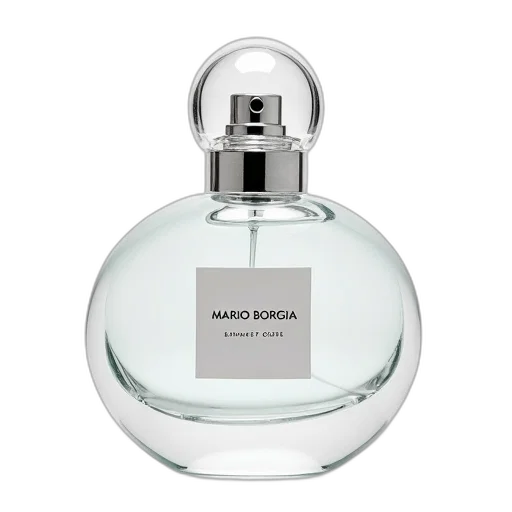 bottle, clear, glass, perfume transparent PNG cut-out