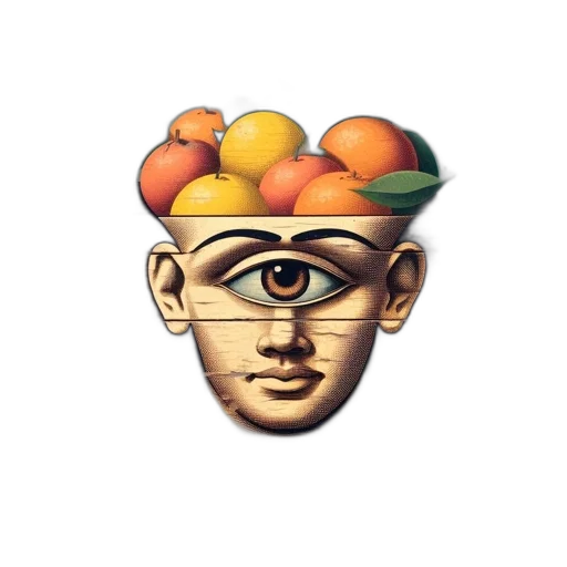 food, mask, face, crown transparent PNG cut-out