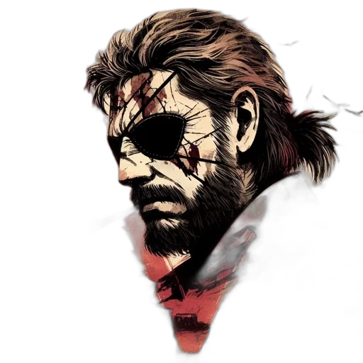 face, mask, comic book art, concept art transparent PNG cut-out