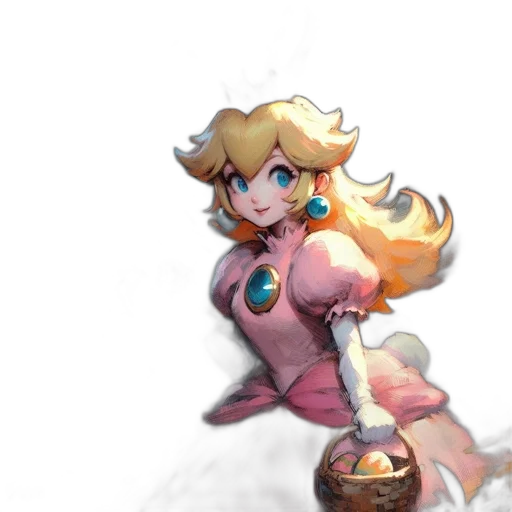 staff, dress, weapon, crown transparent PNG cut-out