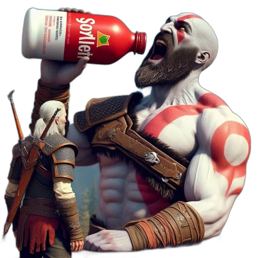 bottle, weapon, staff, robot transparent PNG cut-out