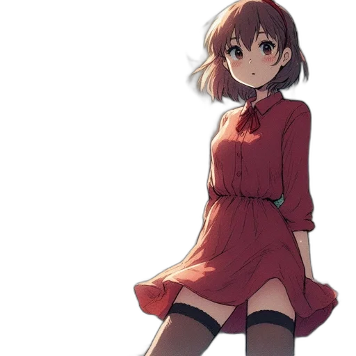 dress, staff, jacket, creature transparent PNG cut-out