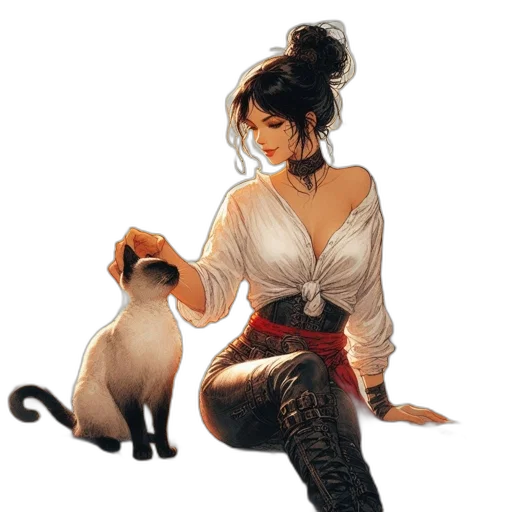 staff, animal, concept art, fantasy art transparent PNG cut-out