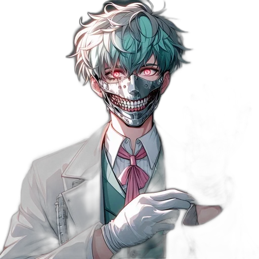 mask, face, creature, staff transparent PNG cut-out