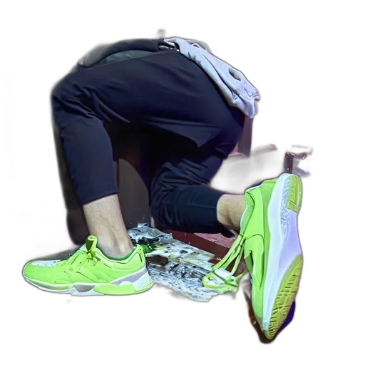 shoes, creature, concept art, photorealistic transparent PNG cut-out
